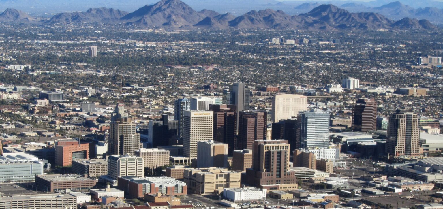 Phoenix from above