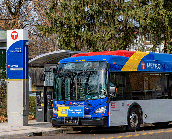 C Line BRT in Minneapolis. Credit Tony Webster, Flickr Creative Commons