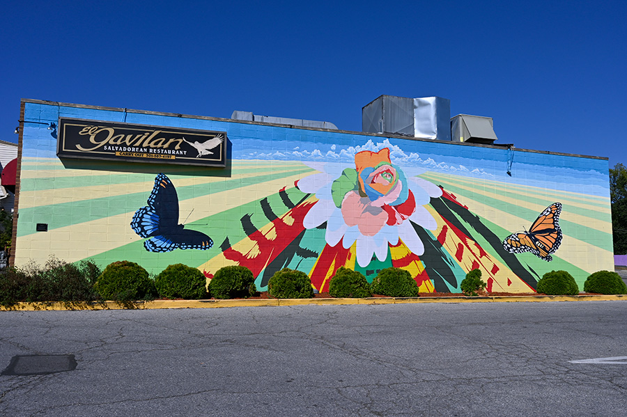Mural in Long Branch along Purple Line Corridor in Maryland. Photo credit Montgomery Housing Partnership